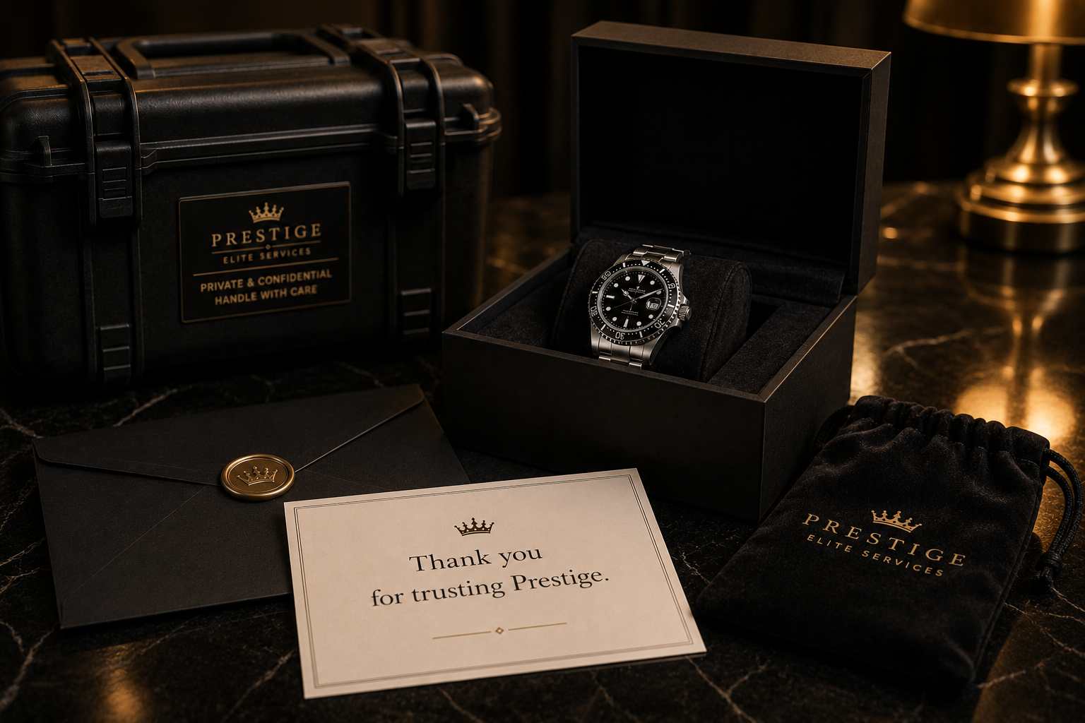 Approved luxury purchase presentation