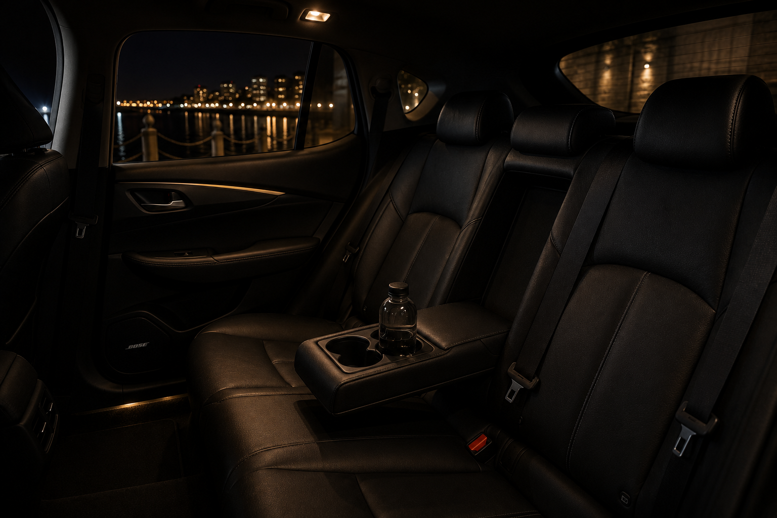 Approved private client rear-seat experience